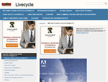 Tablet Screenshot of livecycle.helpmax.net